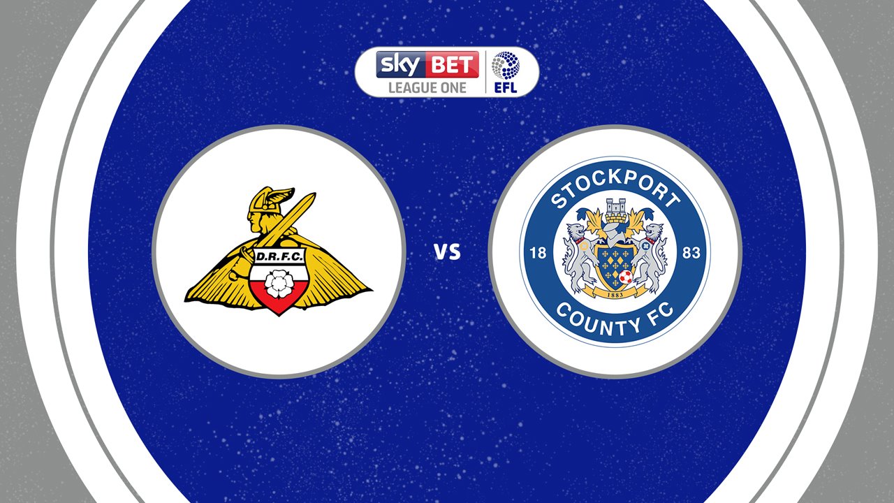 Doncaster Rovers vs Stockport County poster