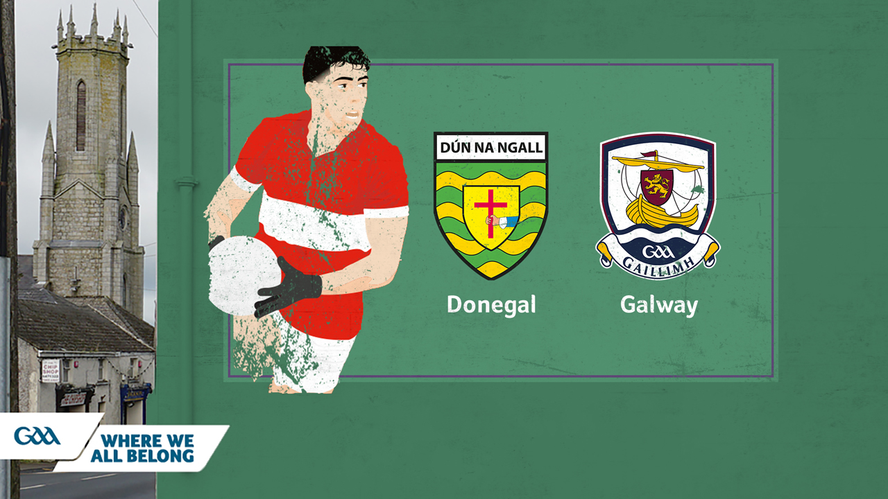 Donegal GAA Football vs Galway GAA Football poster