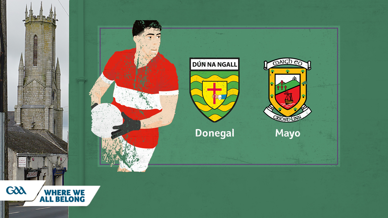 Donegal GAA Football vs Mayo GAA Football poster