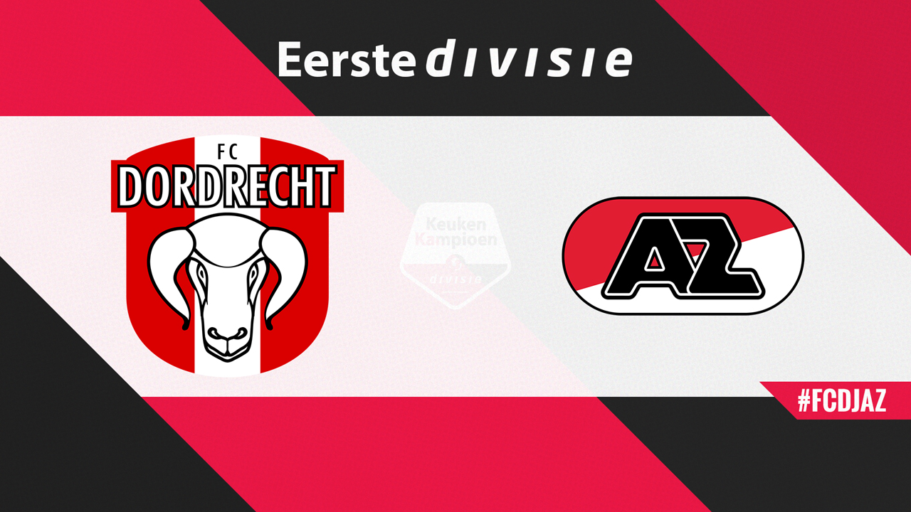 Dordrecht vs Jong AZ poster