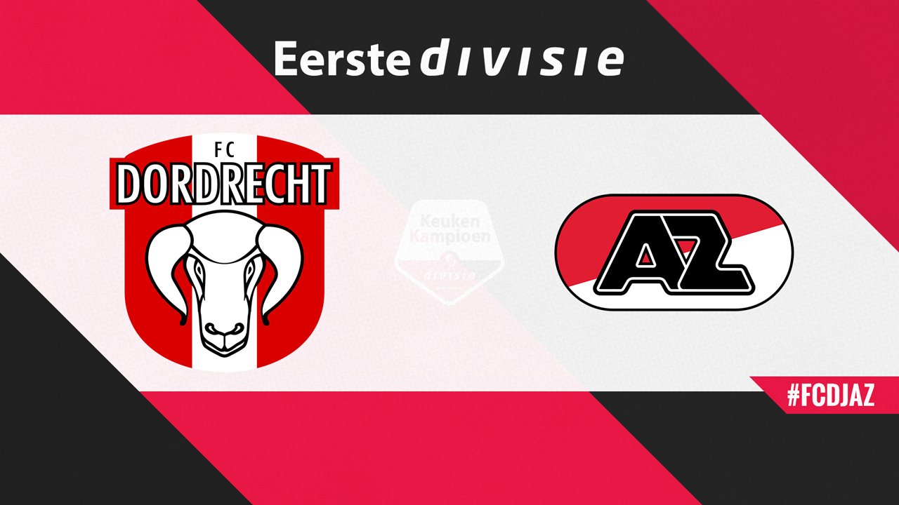 Dordrecht vs Jong AZ poster