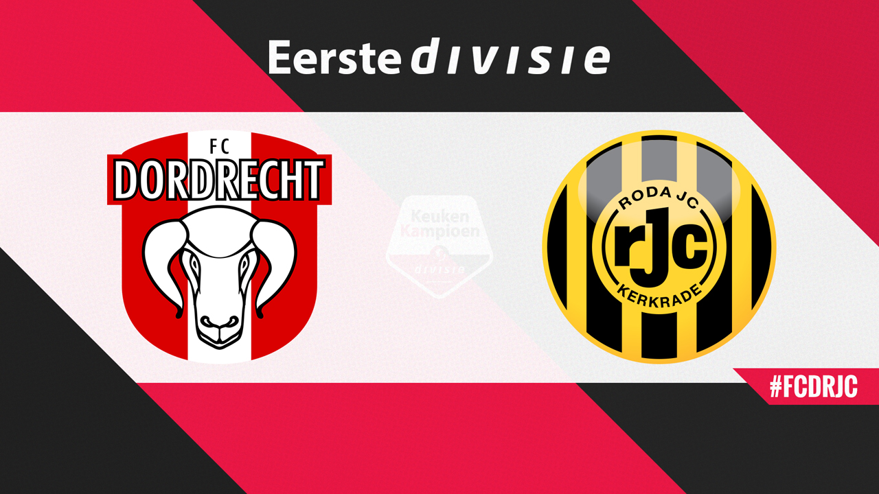 Dordrecht vs Roda JC poster