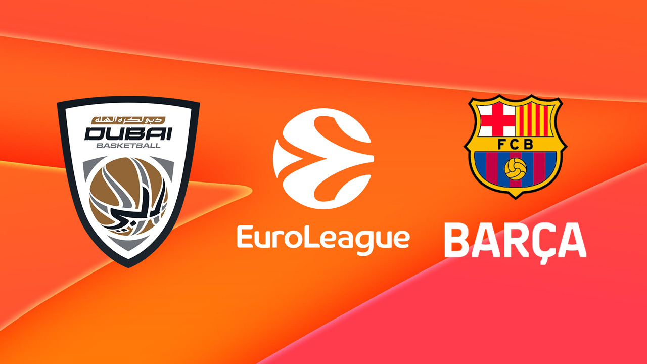 Dubai Basketball vs FC Barcelona Basquet poster