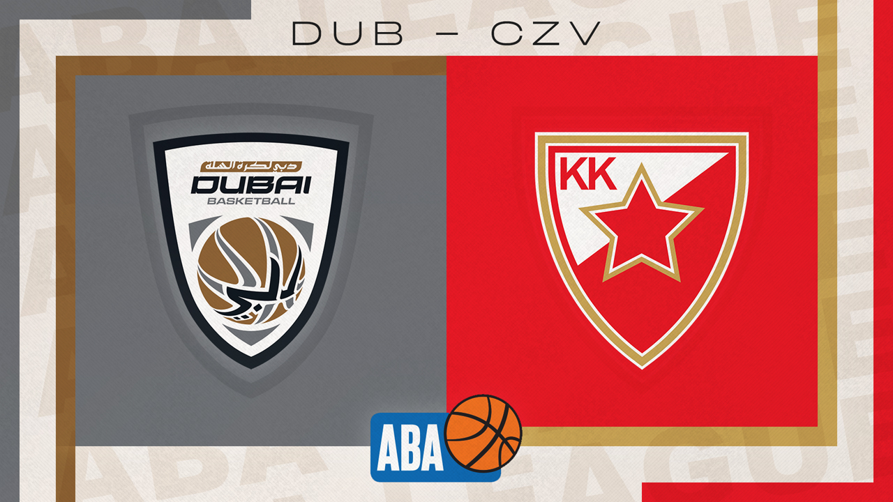 Dubai Basketball vs KK Crvena zvezda poster