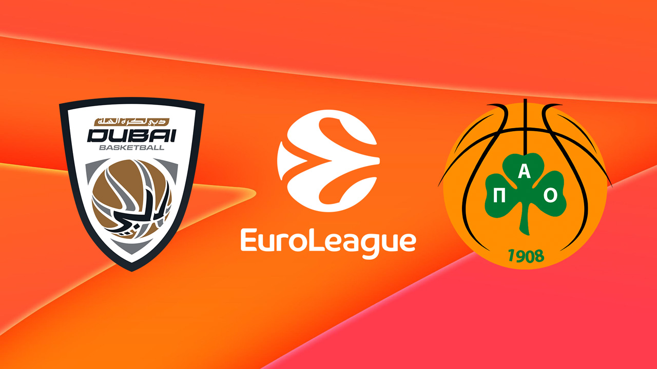 Dubai Basketball vs Panathinaikos BC poster