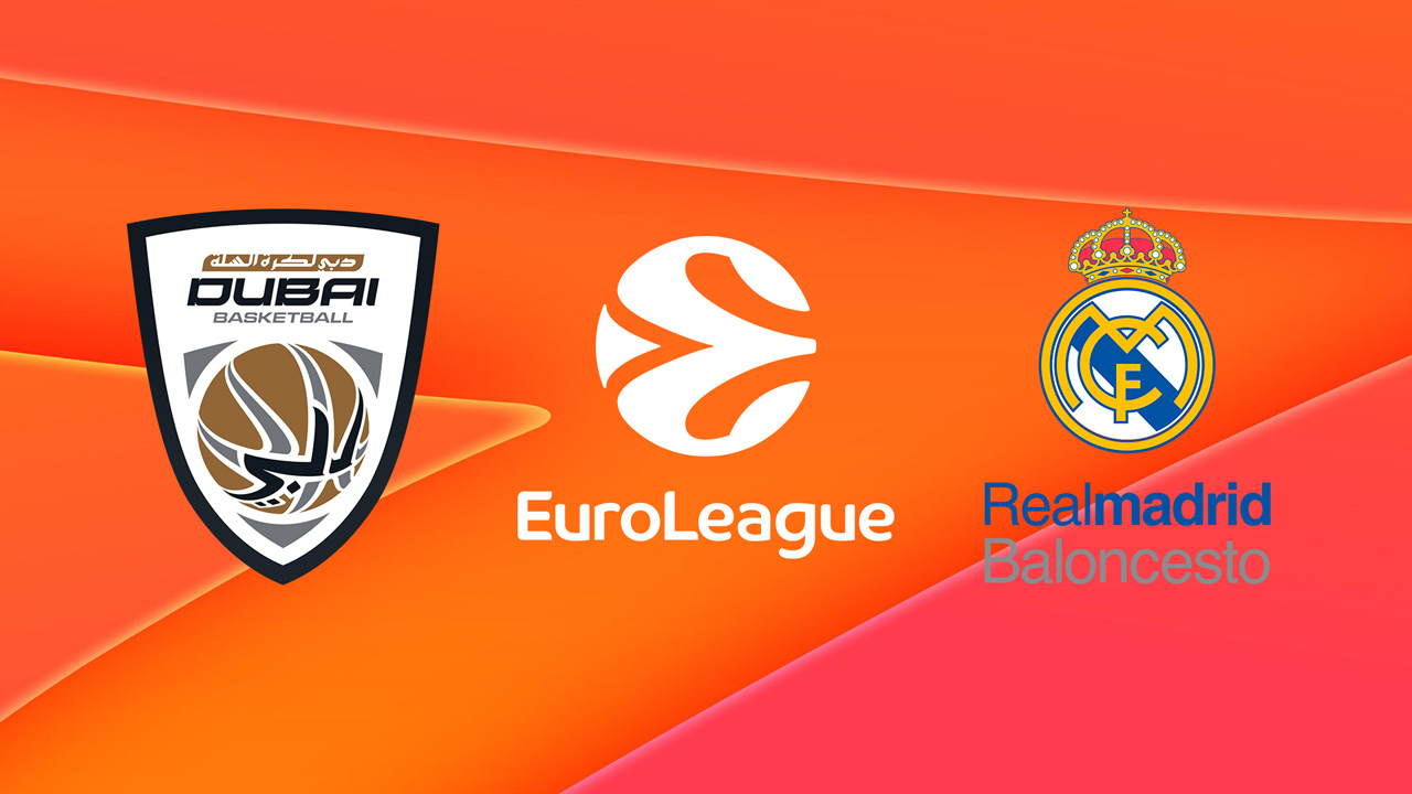 Dubai Basketball vs Real Madrid Baloncesto poster