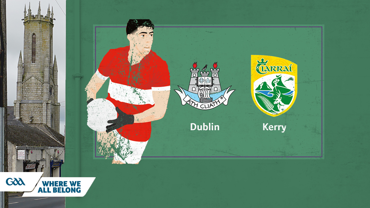 Dublin GAA Football vs Kerry GAA Football poster
