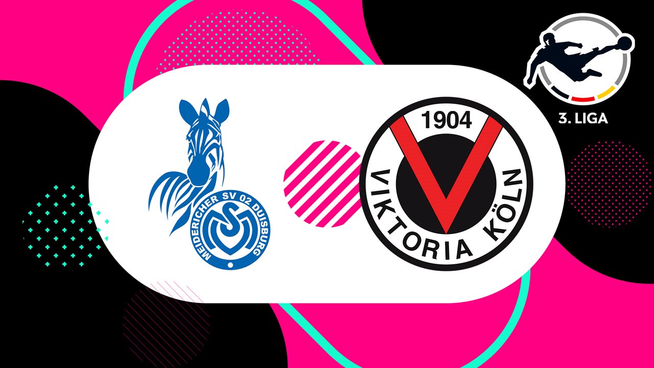 Duisburg vs Viktoria Köln poster