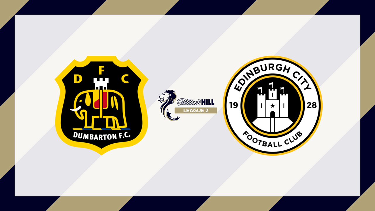Dumbarton vs Edinburgh City poster