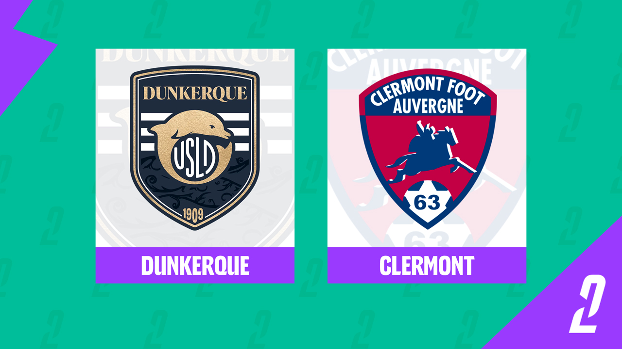 Dunkerque vs Clermont Foot poster