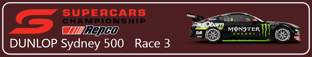 DUNLOP Sydney 500 Race 3