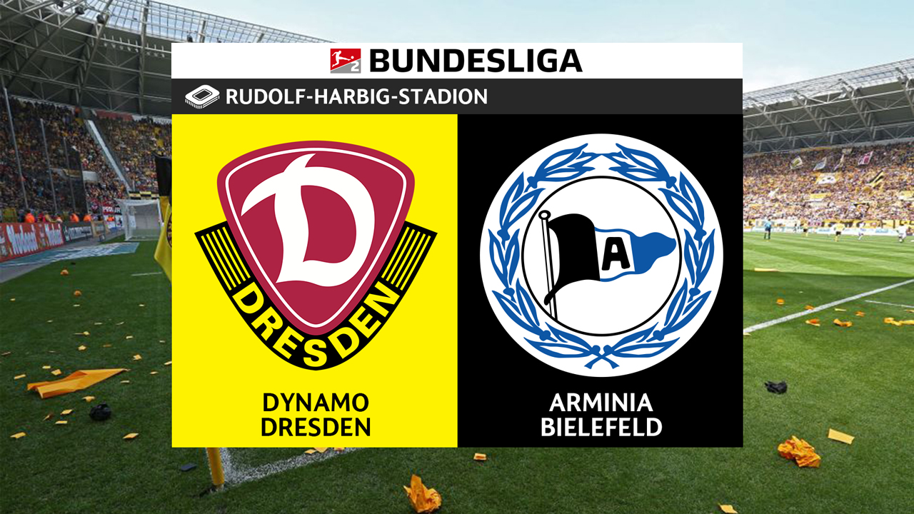 Dynamo Dresden vs Arminia Bielefeld poster