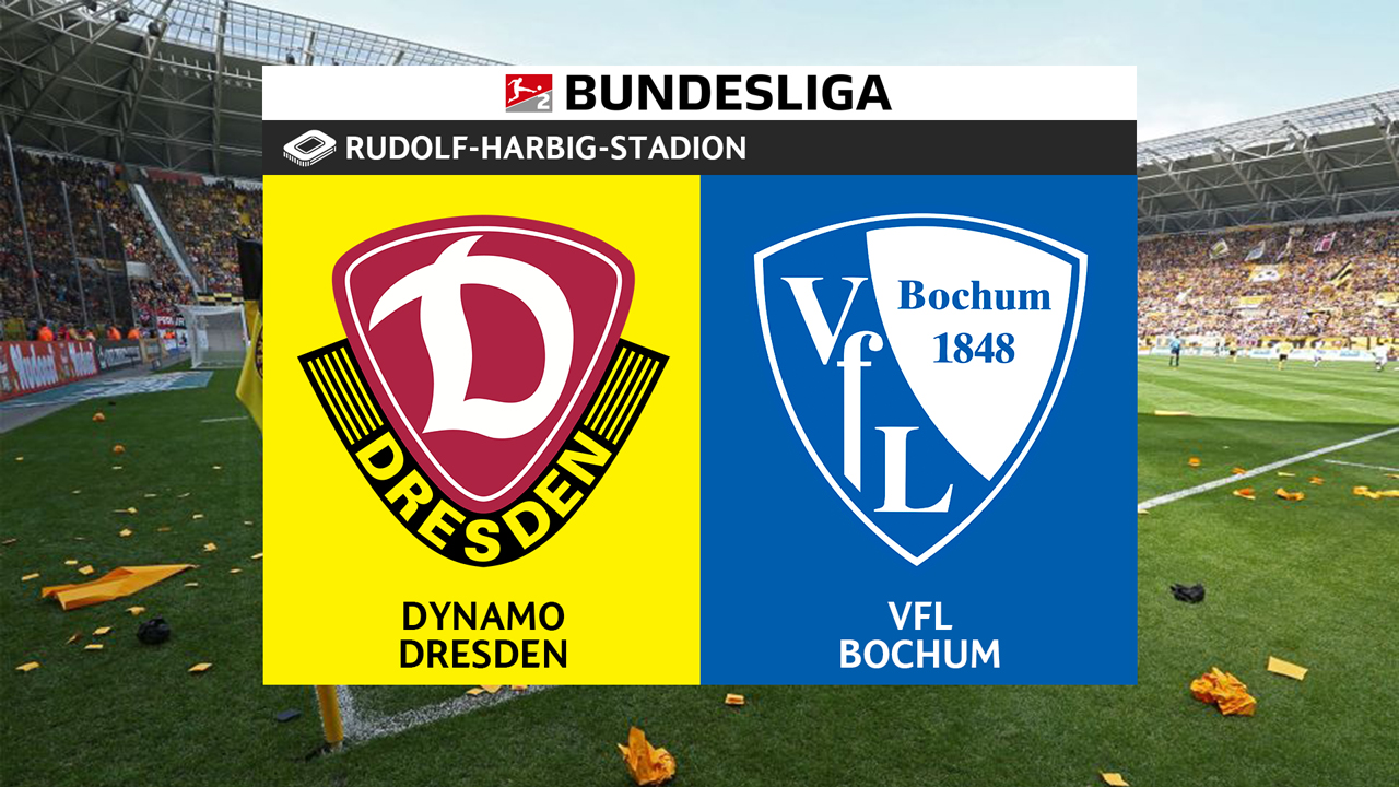 Dynamo Dresden vs Bochum poster