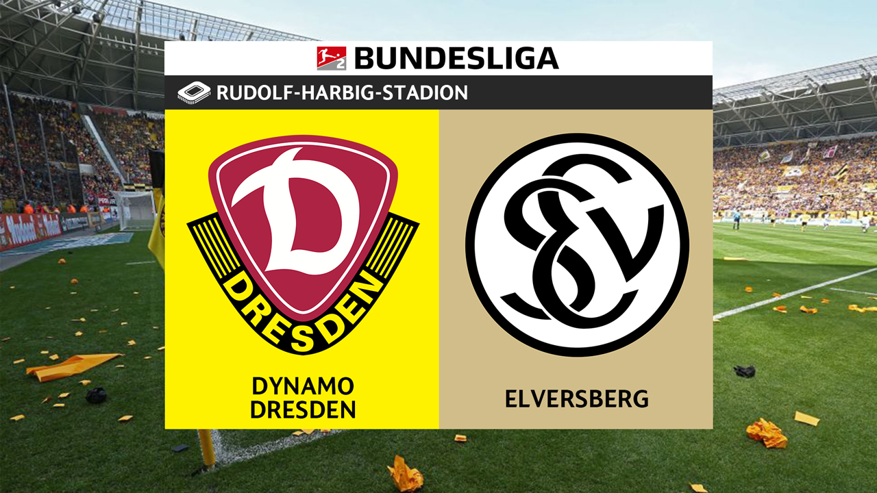 Dynamo Dresden vs Elversberg poster