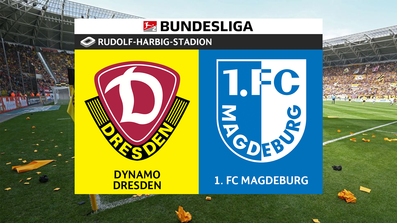 Dynamo Dresden vs Magdeburg poster