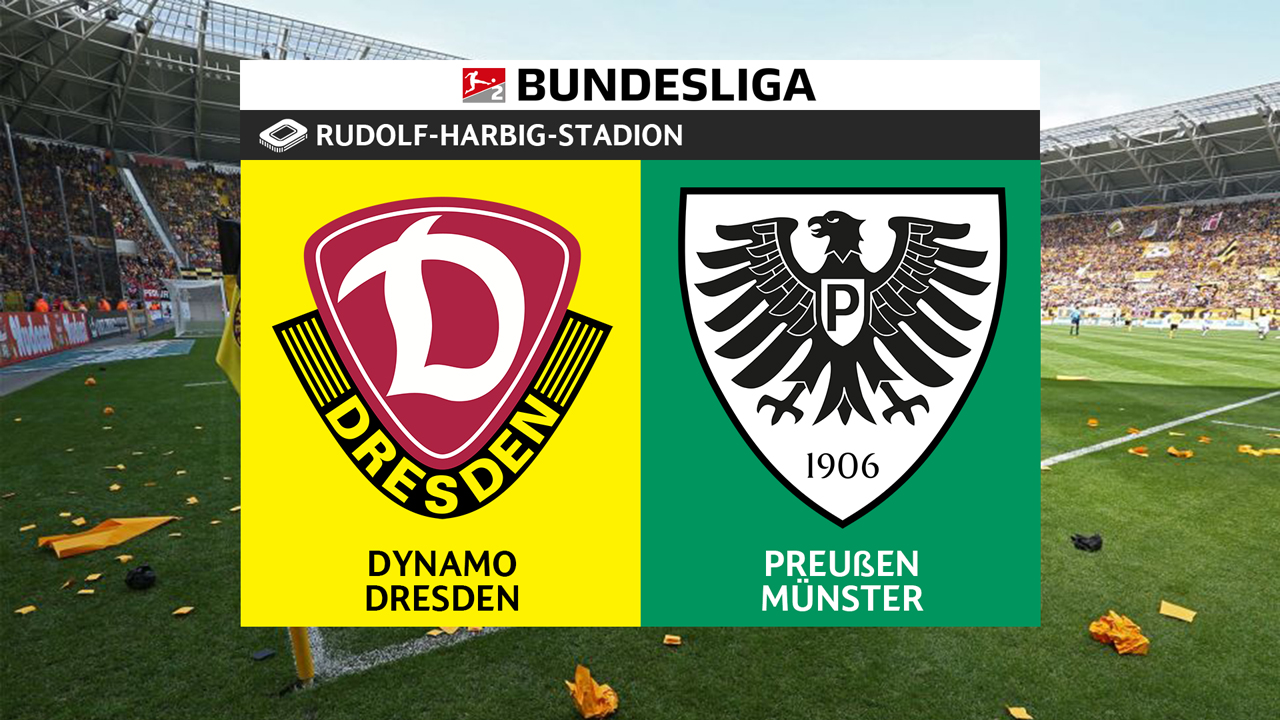 Dynamo Dresden vs Preußen Münster poster