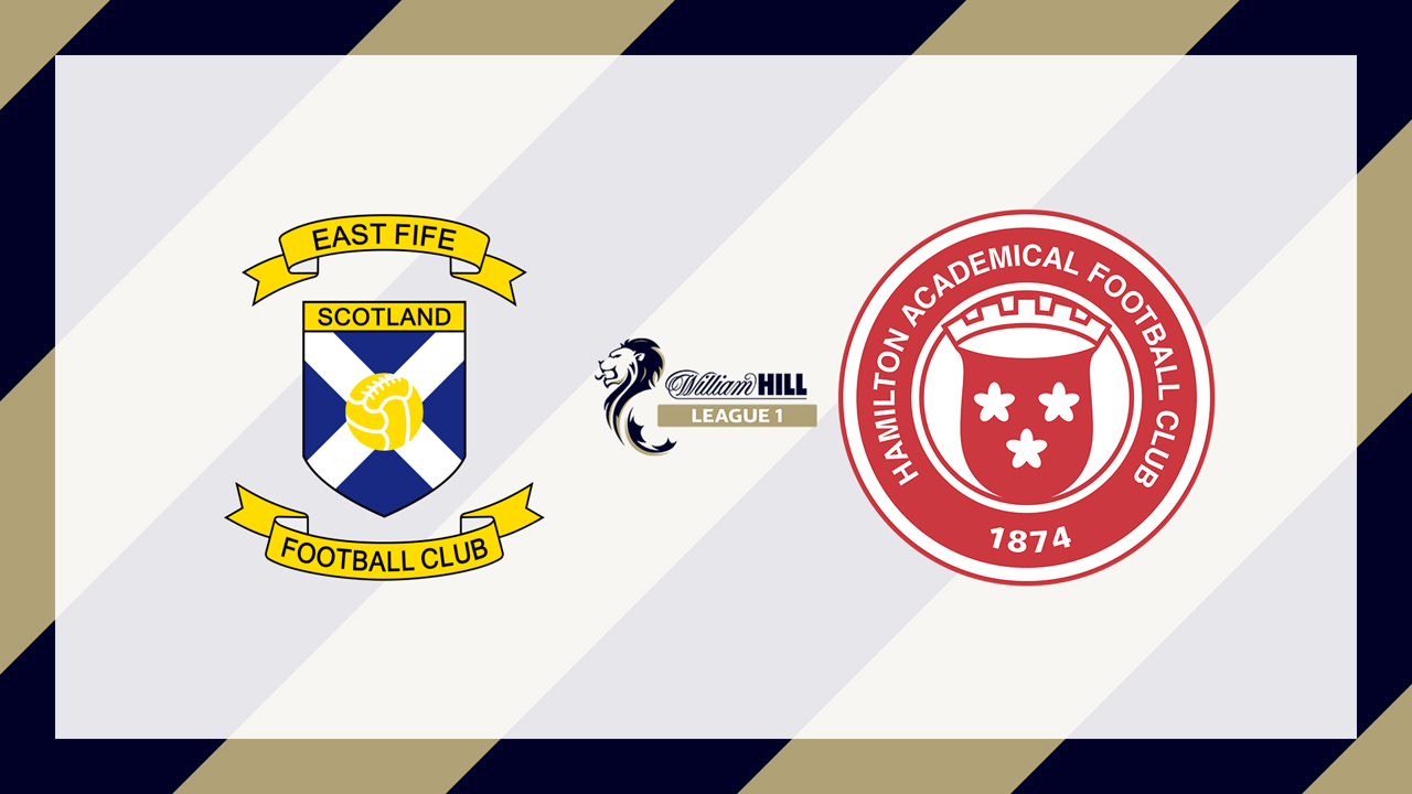 East Fife vs Hamilton Academical poster