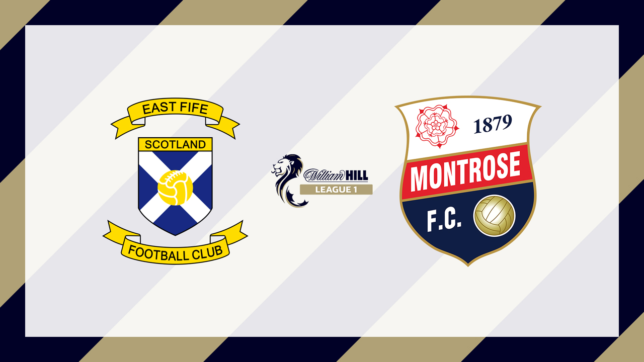 East Fife vs Montrose poster