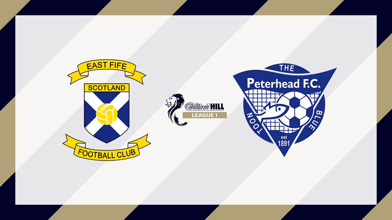 East Fife vs Peterhead poster
