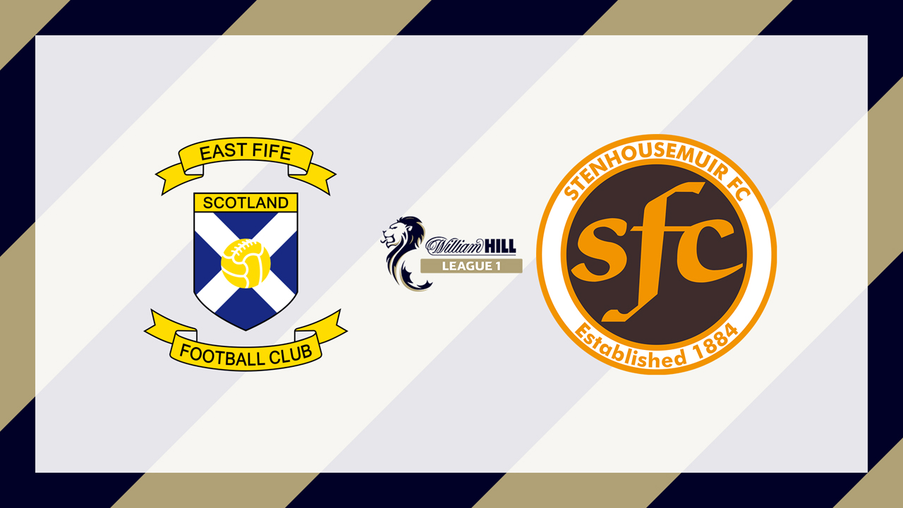 East Fife vs Stenhousemuir poster