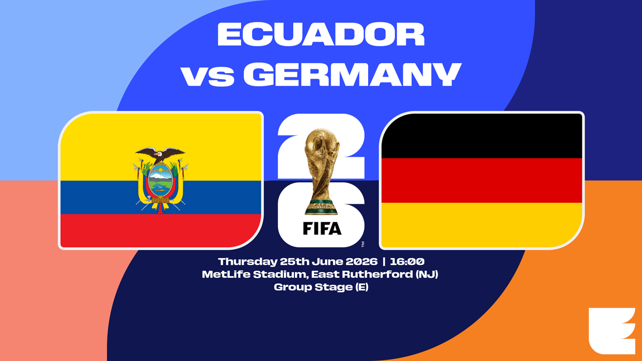 Ecuador vs Germany poster