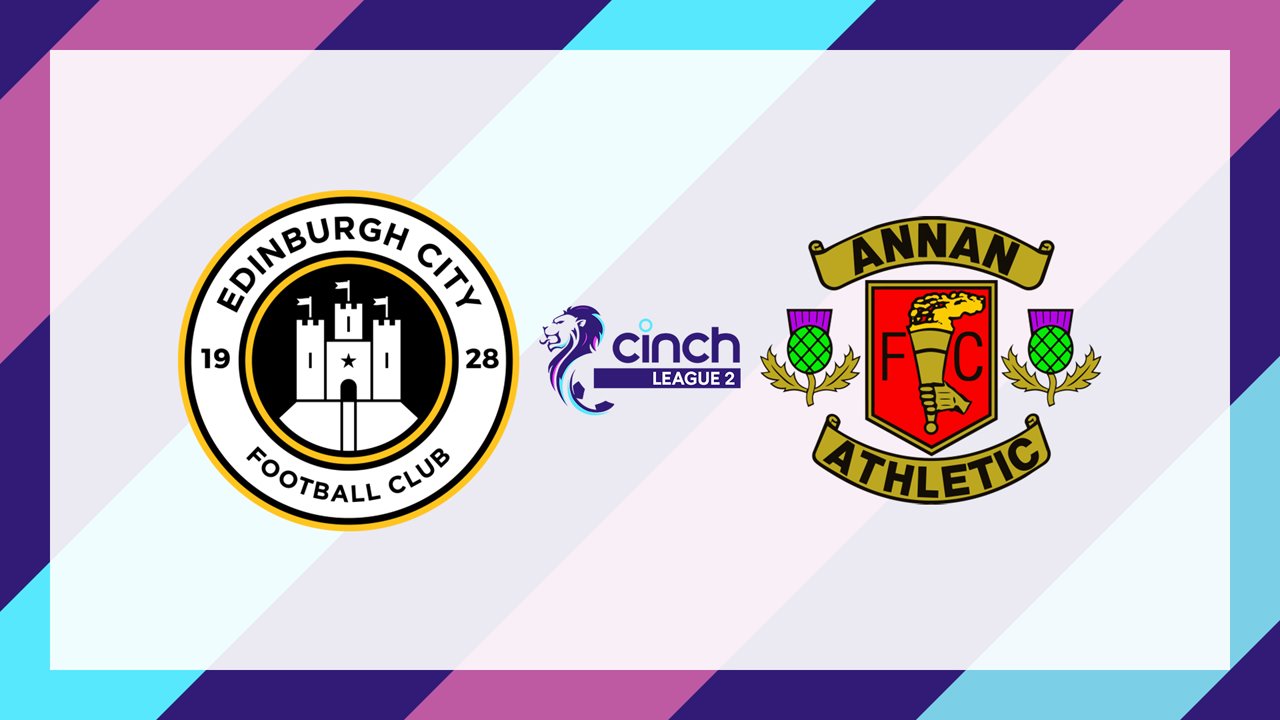 Edinburgh City vs Annan Athletic poster
