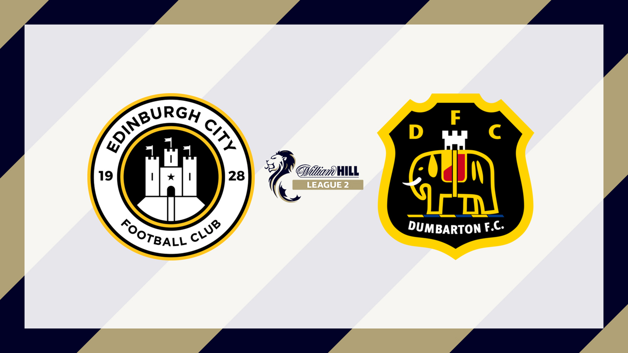 Edinburgh City vs Dumbarton poster