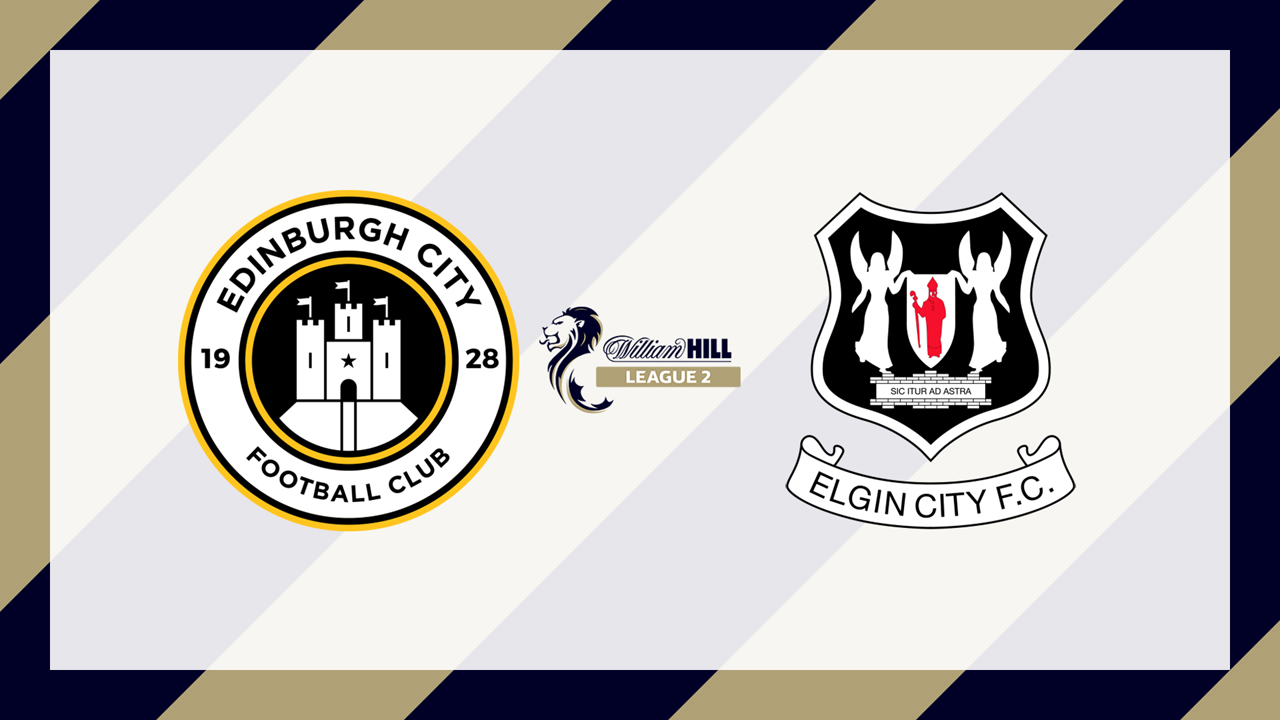 Edinburgh City vs Elgin City poster