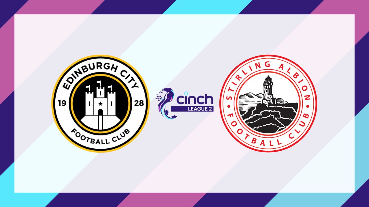 Edinburgh City vs Stirling Albion poster