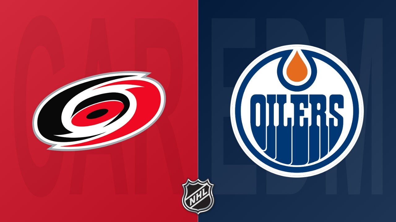 Edmonton Oilers vs Carolina Hurricanes poster