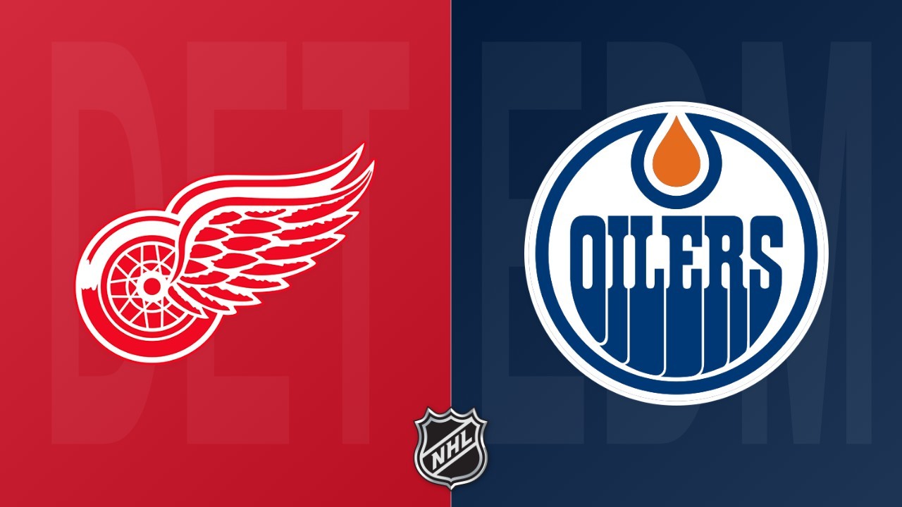 Edmonton Oilers vs Detroit Red Wings poster