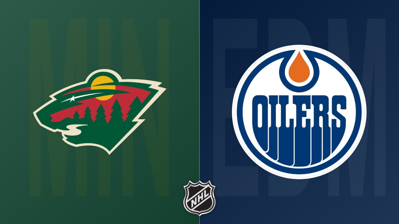 Edmonton Oilers vs Minnesota Wild poster