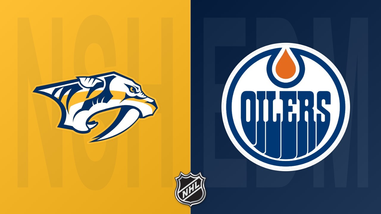 Edmonton Oilers vs Nashville Predators poster