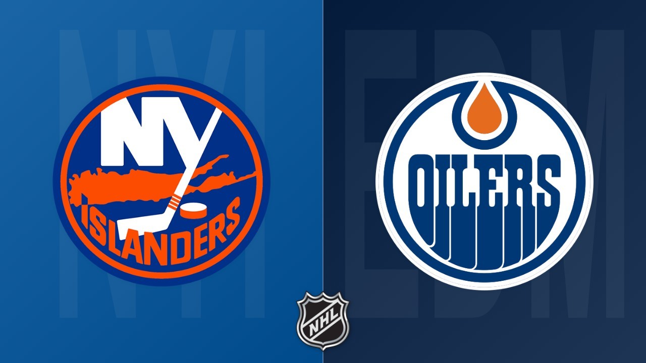 Edmonton Oilers vs New York Islanders poster