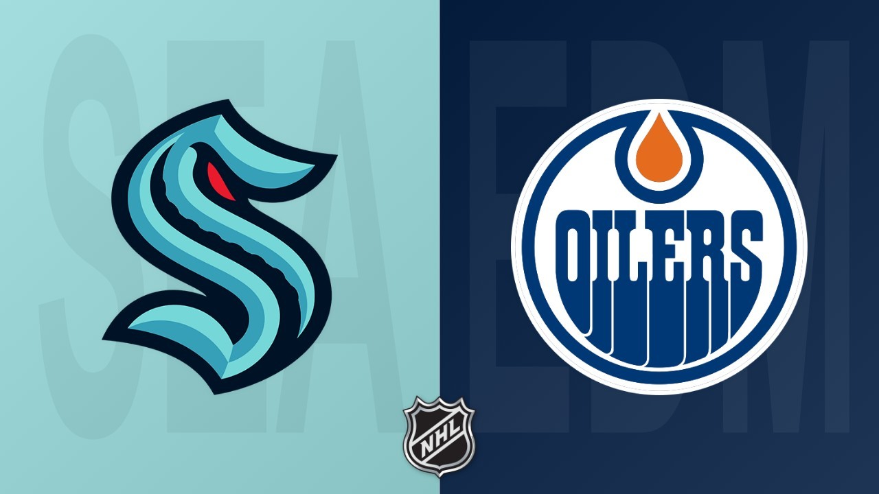 Edmonton Oilers vs Seattle Kraken poster
