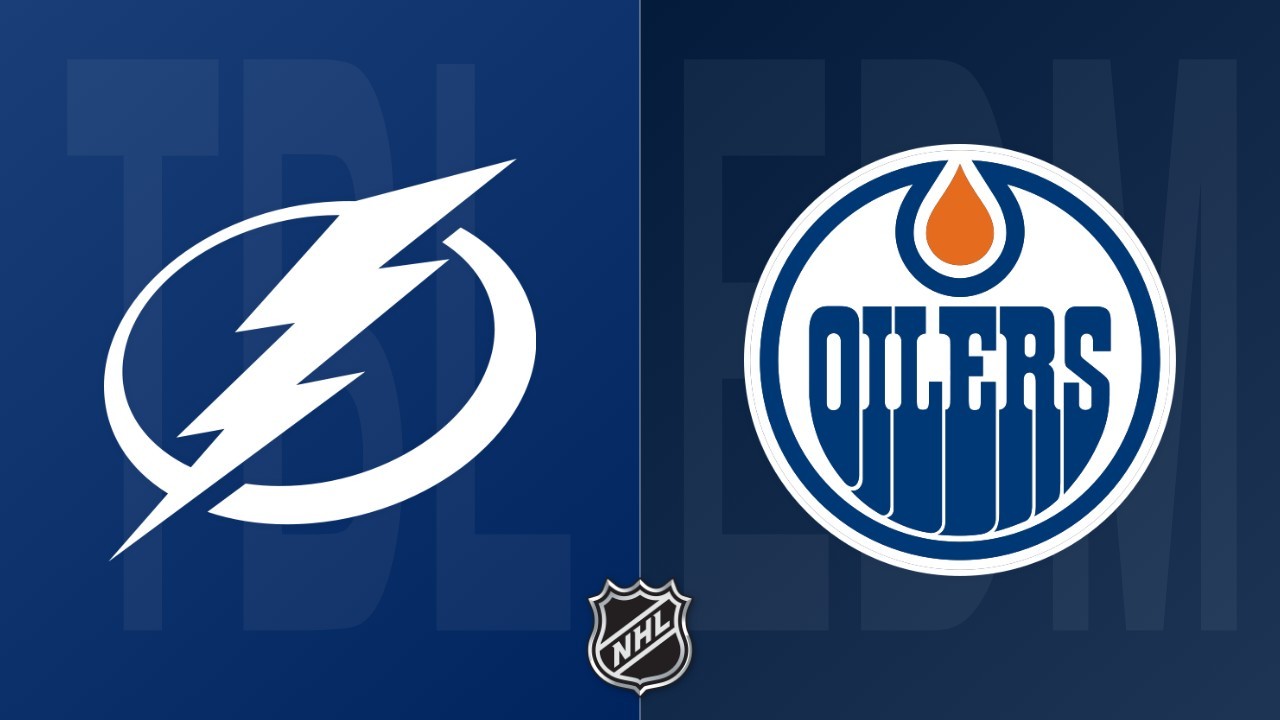 Edmonton Oilers vs Tampa Bay Lightning poster