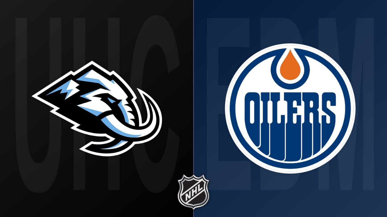 Edmonton Oilers vs Utah Mammoth poster
