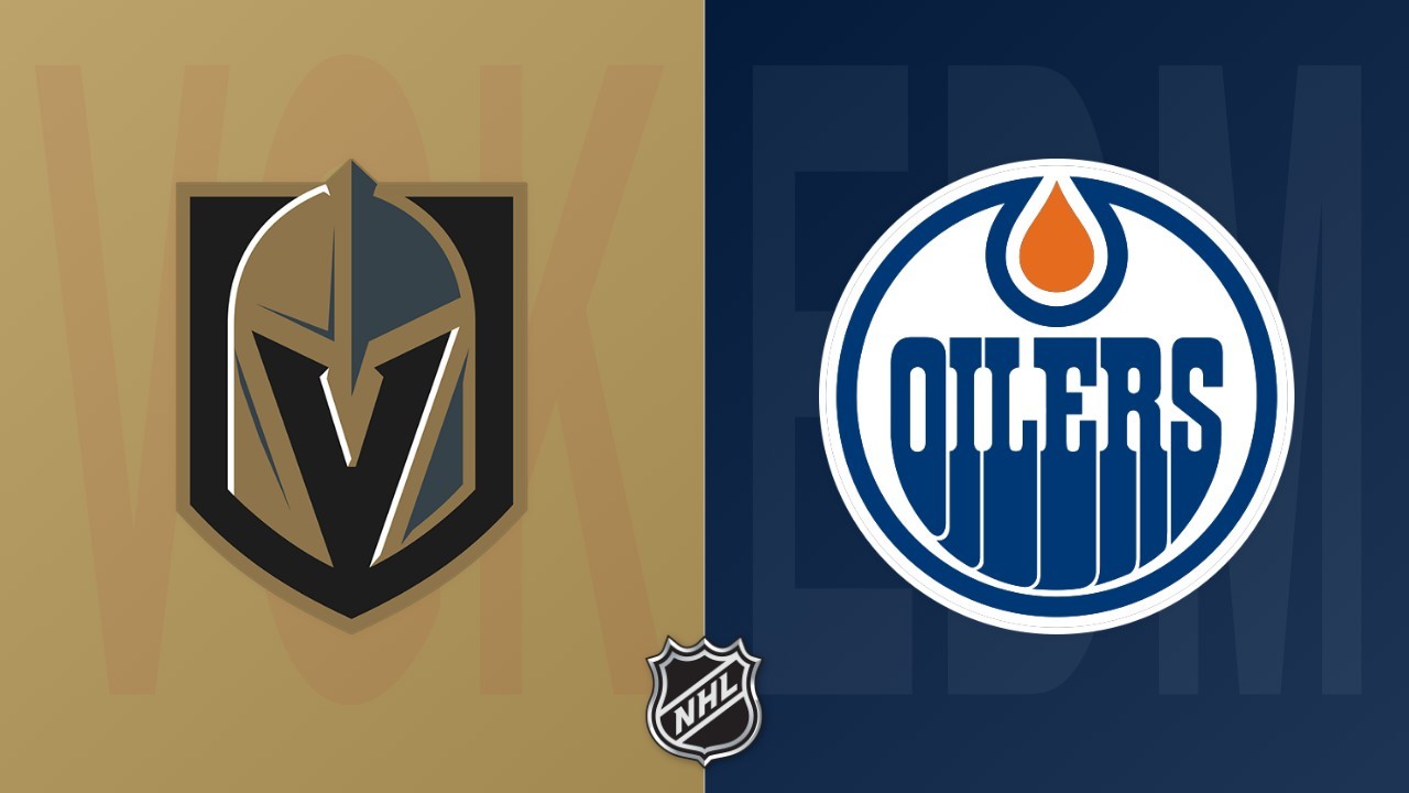 Edmonton Oilers vs Vegas Golden Knights poster