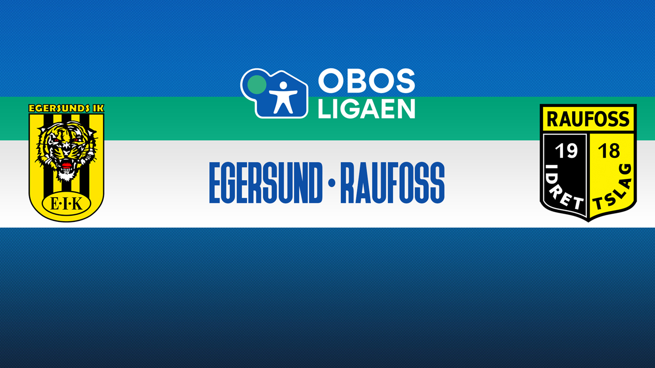 Egersund vs Raufoss poster