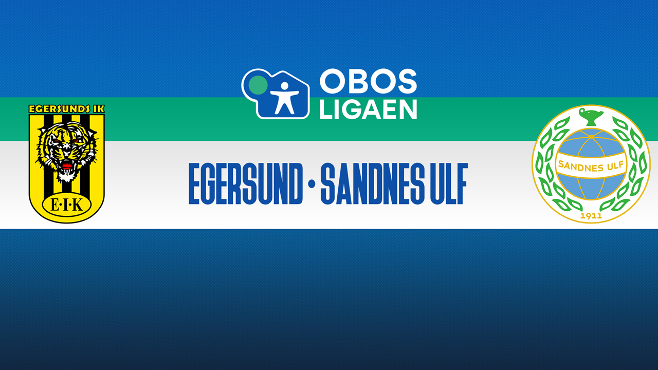 Egersund vs Sandnes Ulf poster