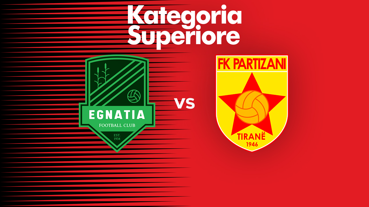 Egnatia vs Partizani Tirana poster