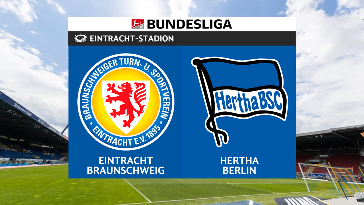 Eintracht Braunschweig vs Hertha poster
