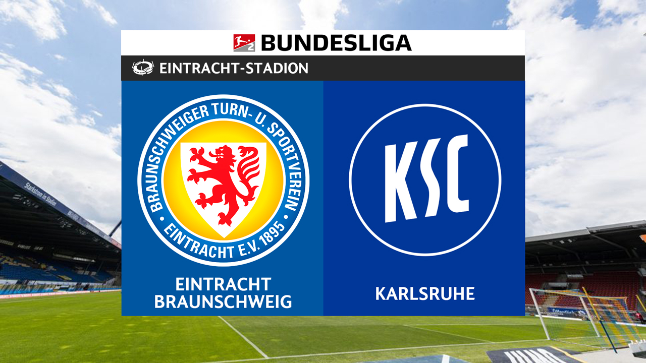 Eintracht Braunschweig vs Karlsruhe poster