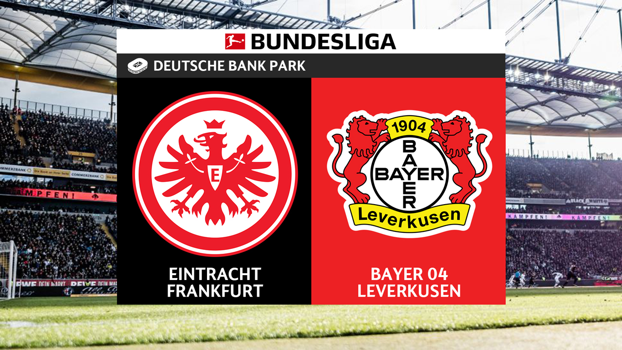 Eintracht Frankfurt vs Bayer Leverkusen poster