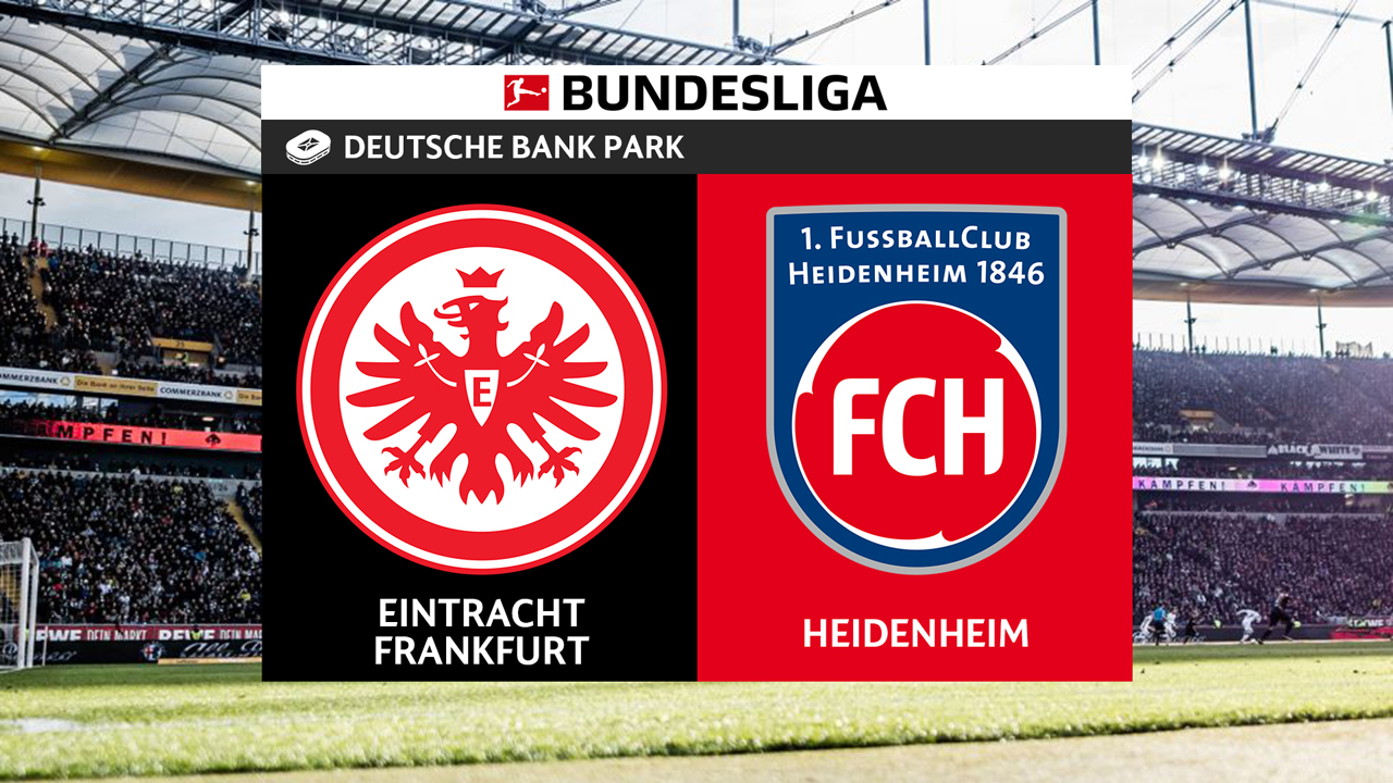 Eintracht Frankfurt vs FC Heidenheim poster