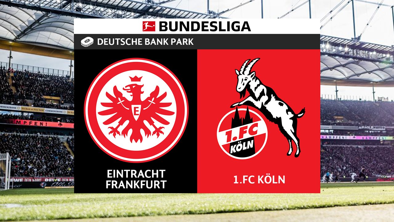 Eintracht Frankfurt vs Köln poster