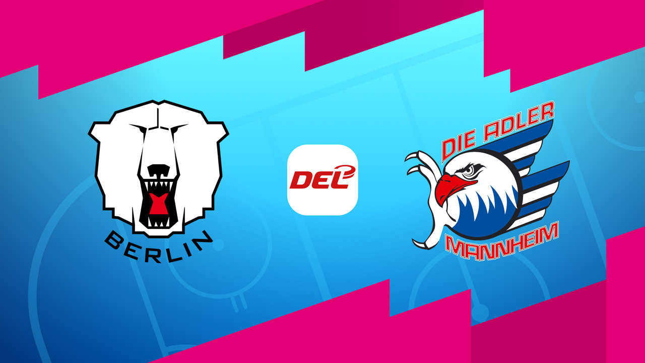 Eisbären Berlin vs Adler Mannheim poster