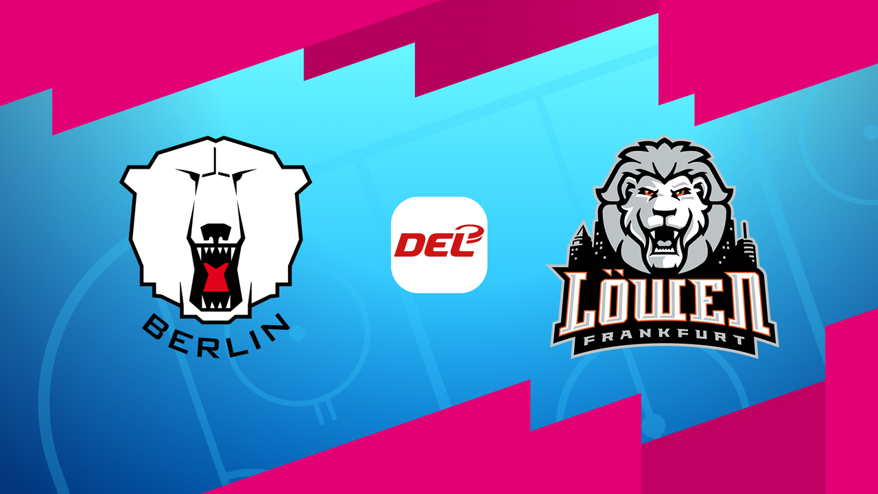 Eisbären Berlin vs Löwen Frankfurt poster