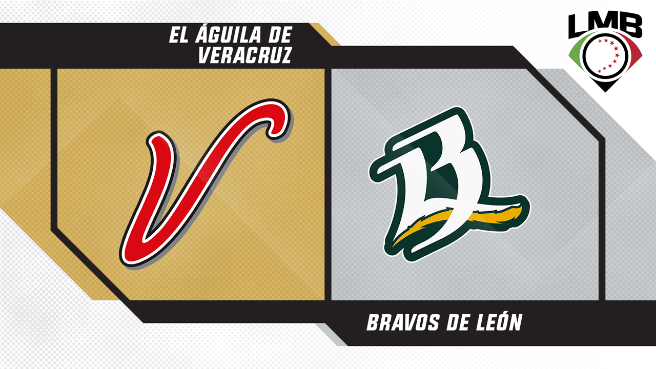 El Águila de Veracruz vs Bravos de León poster