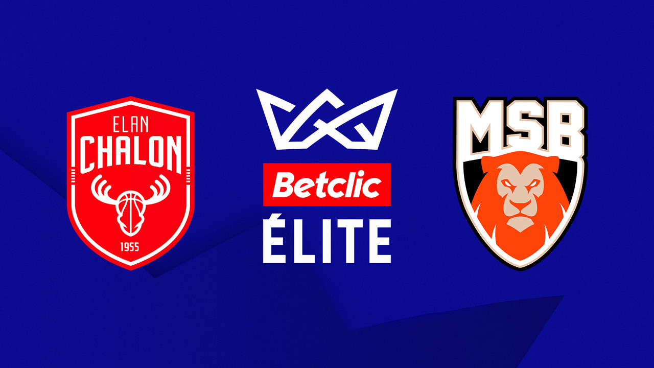 Élan Chalon vs Le Mans Sarthe Basket poster